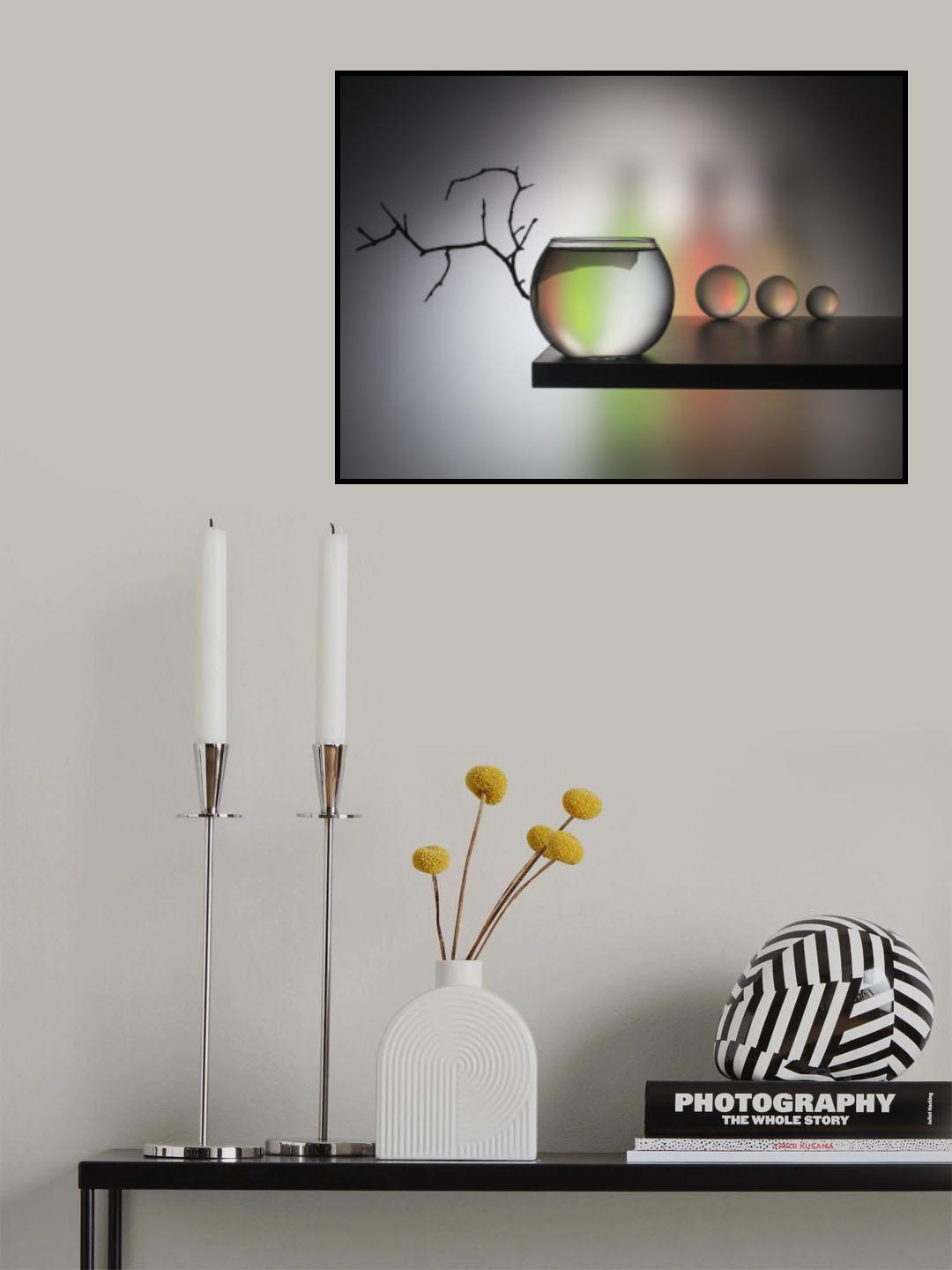 From the series "Experiments with glass" Poster och Canvastavla