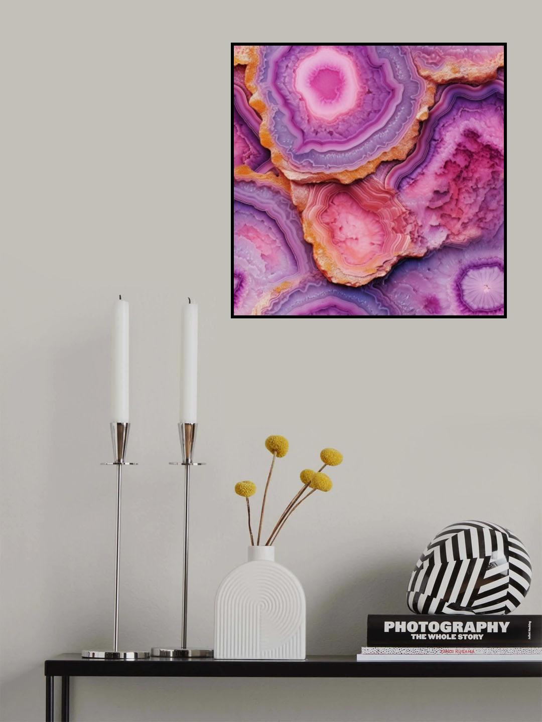 Agate 1 Poster och Canvastavla