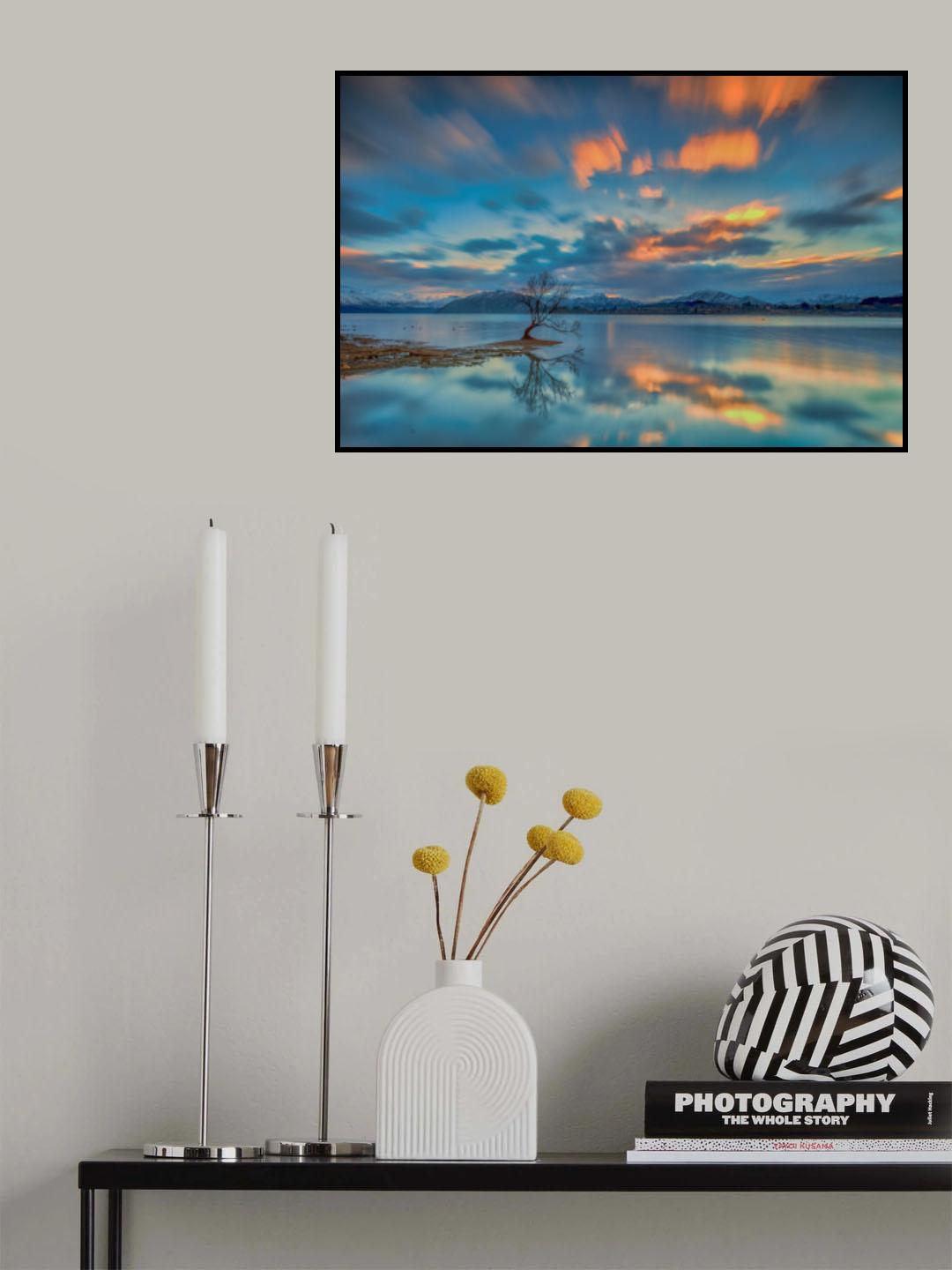 That Wanaka Tree Sunrise Poster och Canvastavla