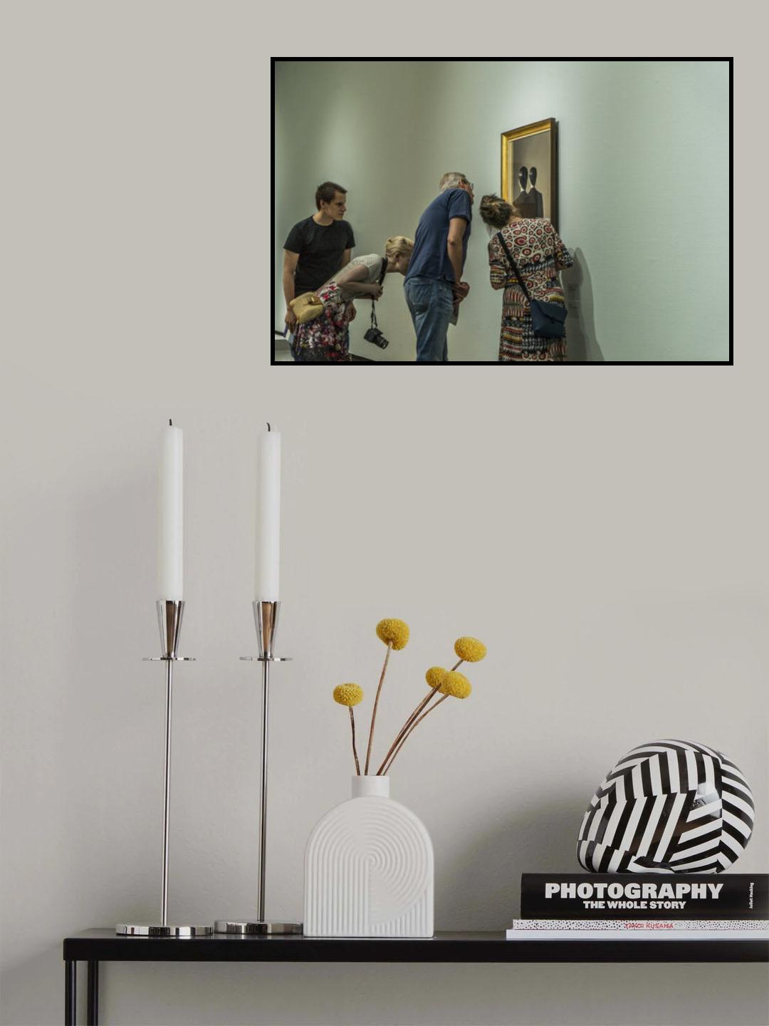 The art of enjoying art Poster och Canvastavla