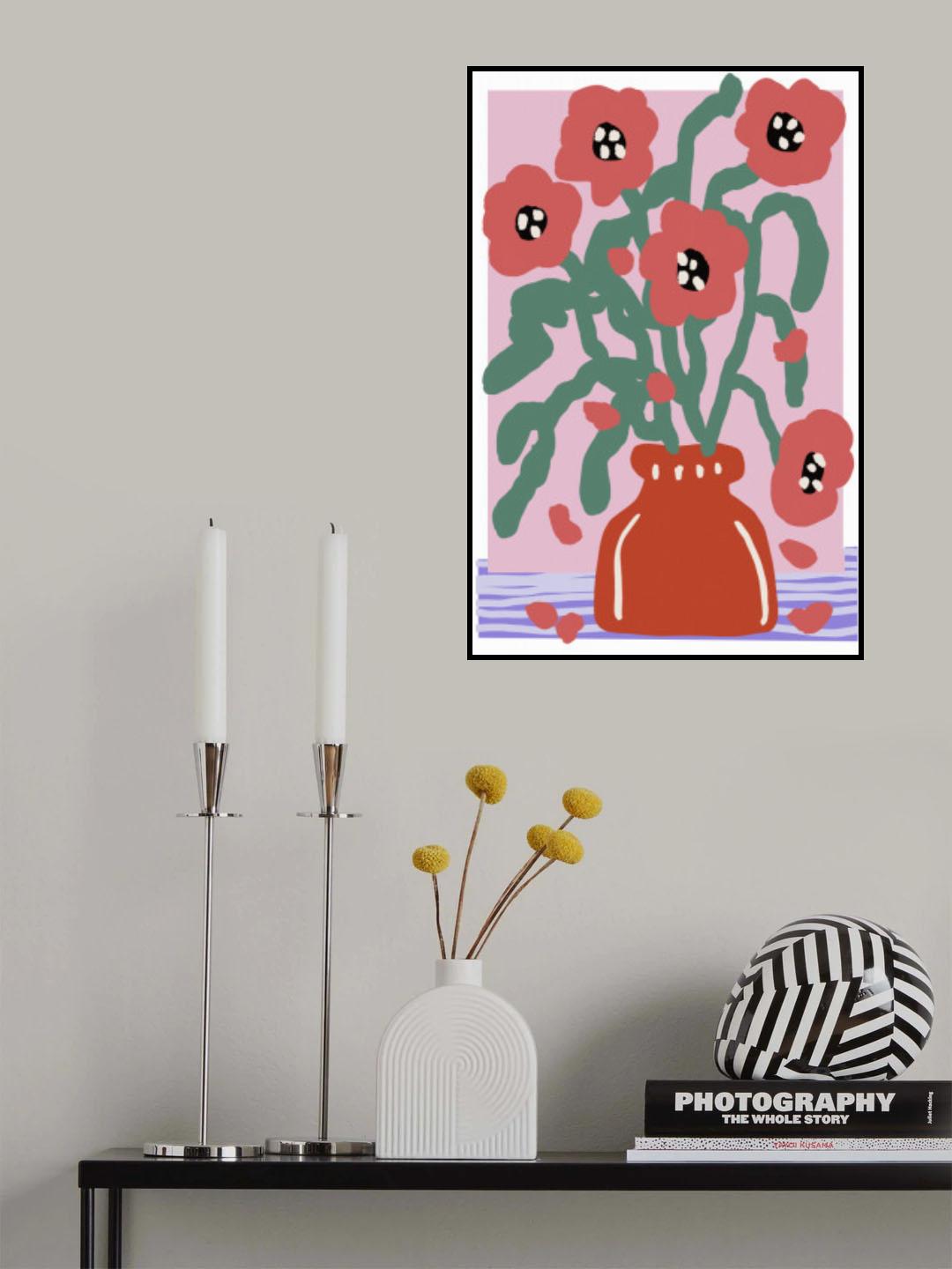 Flower Impression Poster och Canvastavla