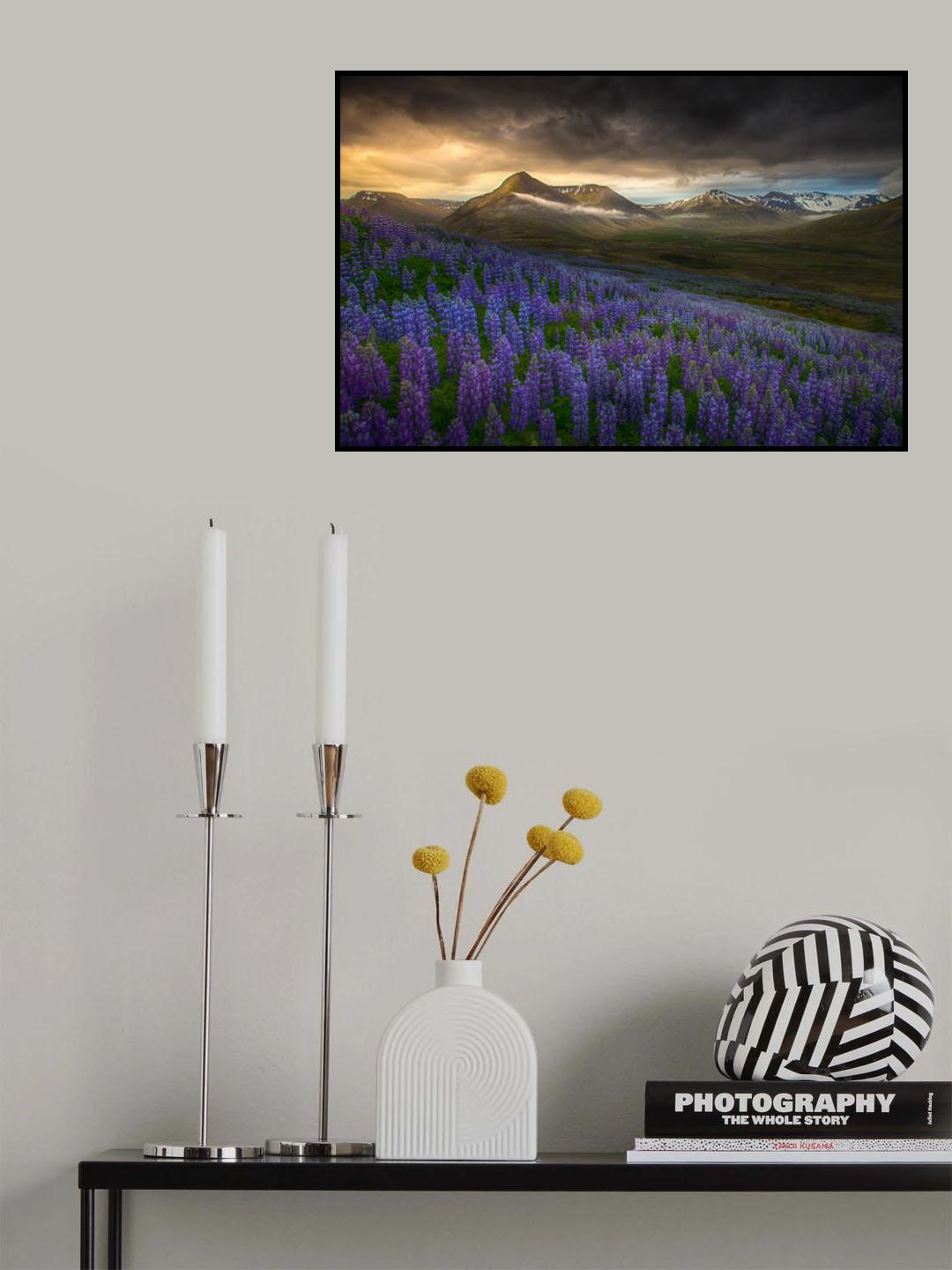 Blue meadows Poster och Canvastavla