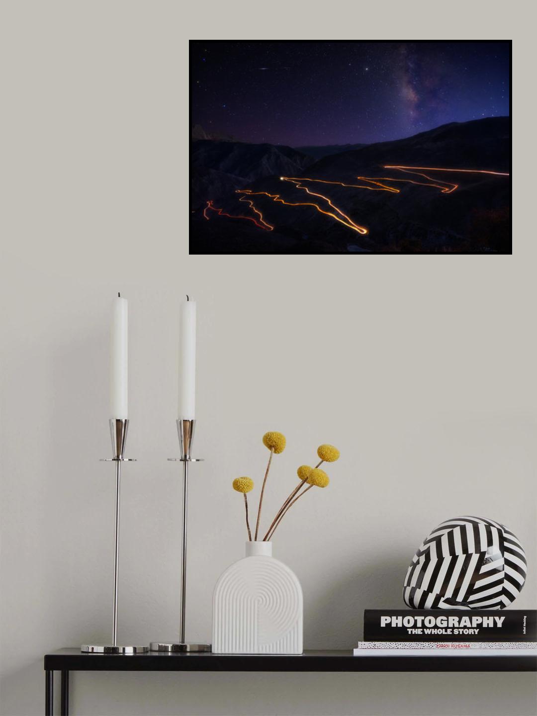 Skyroad Poster och Canvastavla