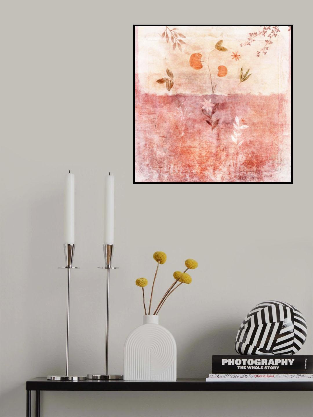 Pink Poster och Canvastavla