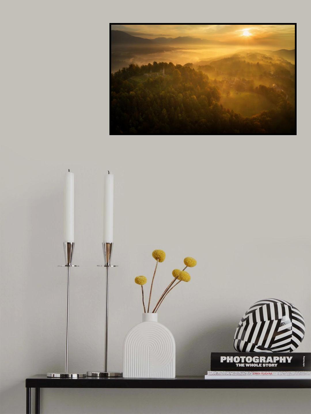 Ruins of Pusti Grad castle Poster och Canvastavla