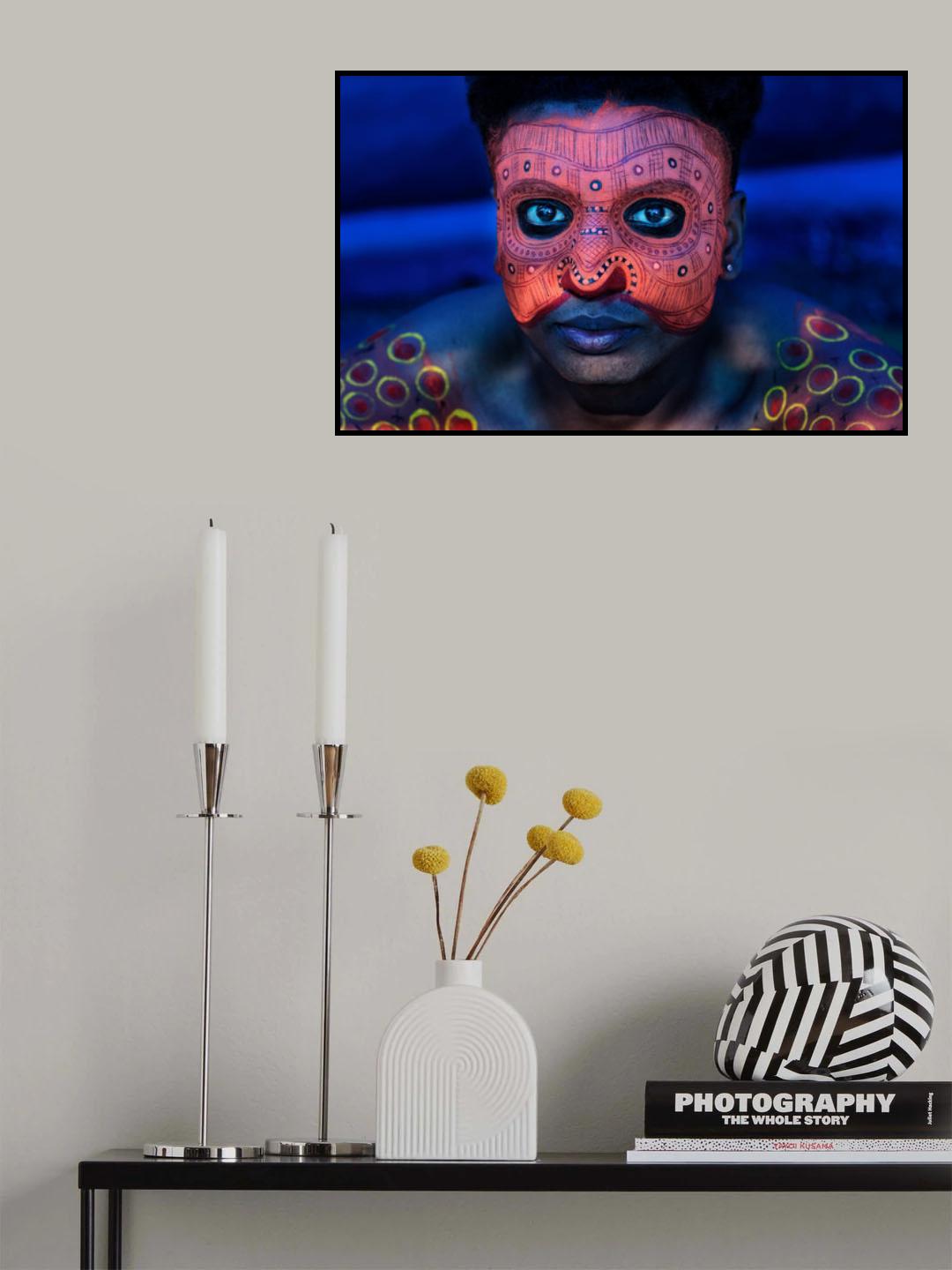 Theyyam Ceremony Performer - Kannur- India Poster och Canvastavla