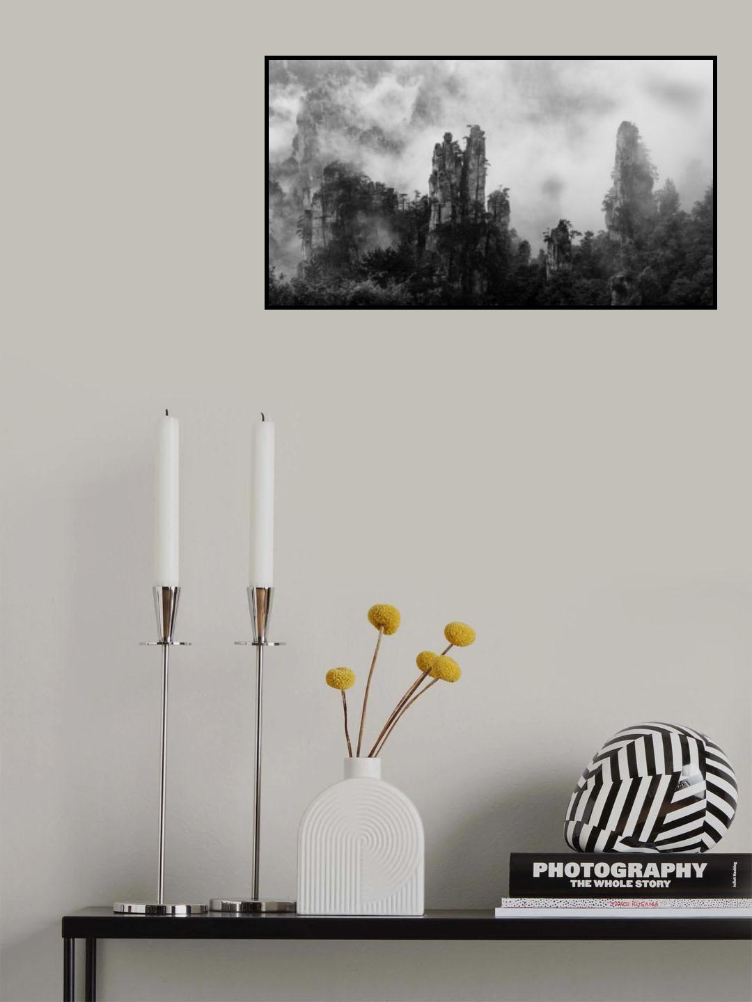 Imperial Writing Brush Peals Poster och Canvastavla