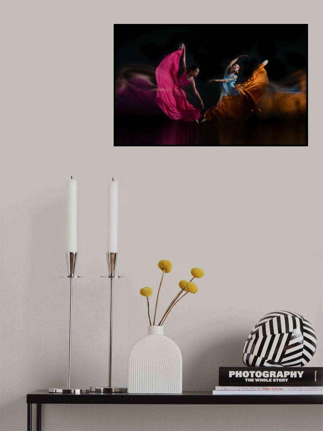 Duo little ballerinas Poster och Canvastavla
