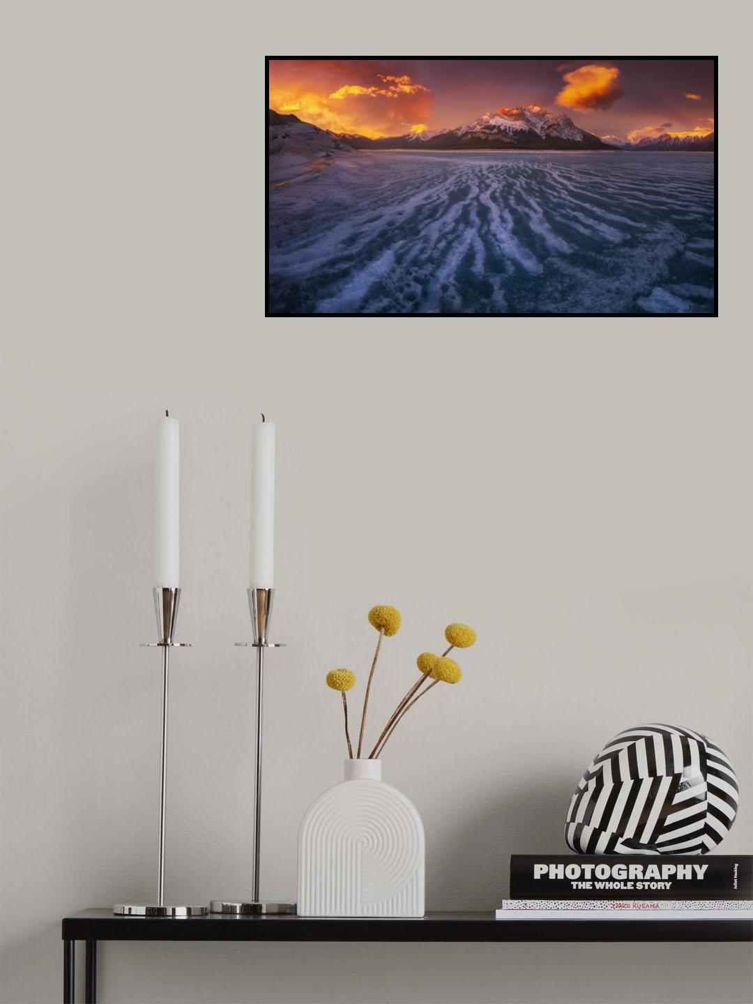 Abraham Lake Poster och Canvastavla