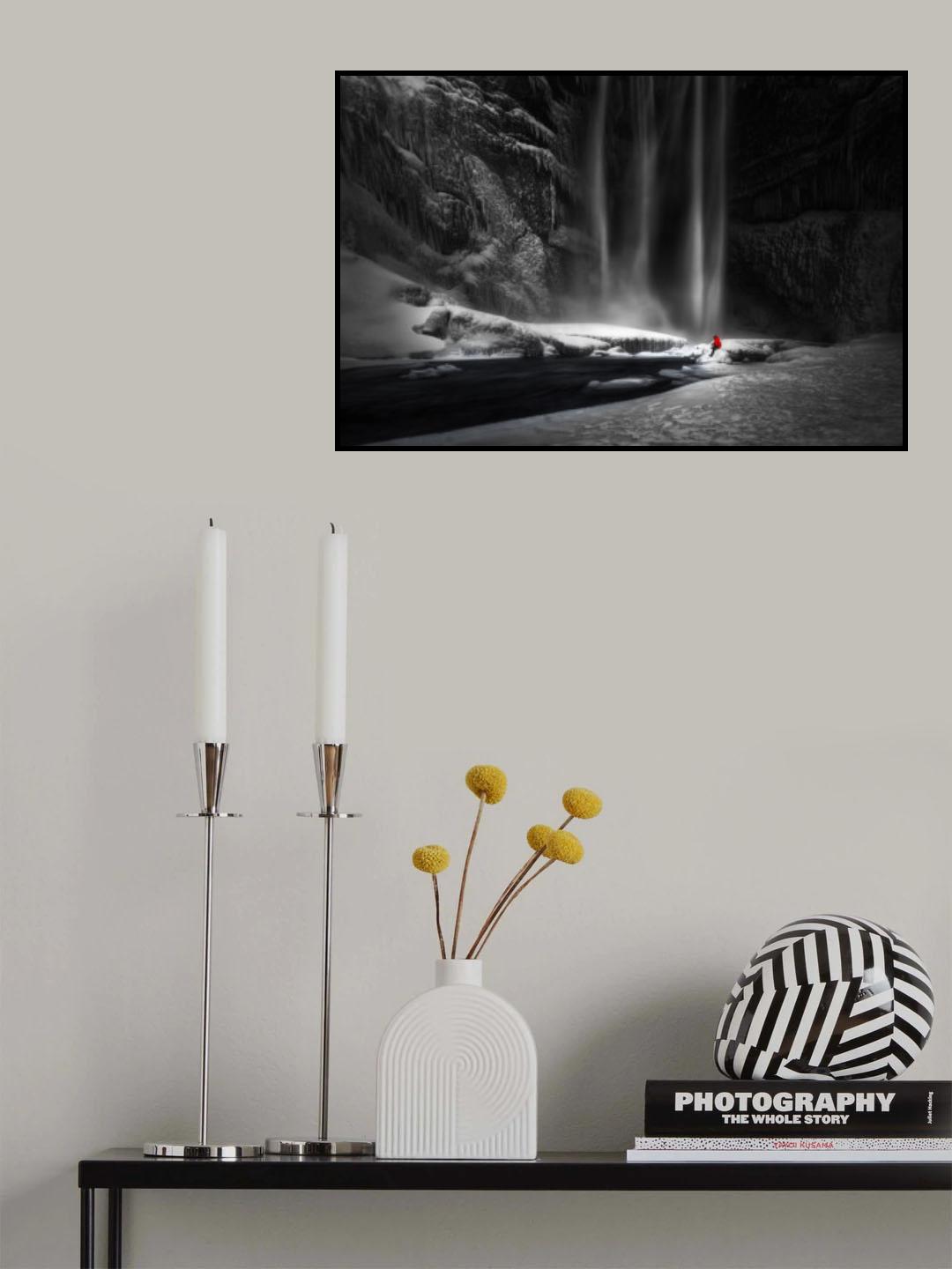 Solitude by the Falls Poster och Canvastavla