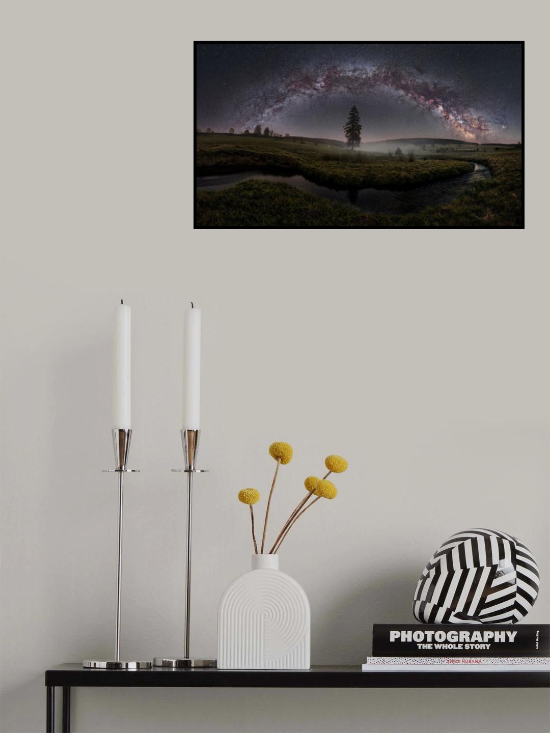 Under the Milky Way Arch Poster och Canvastavla