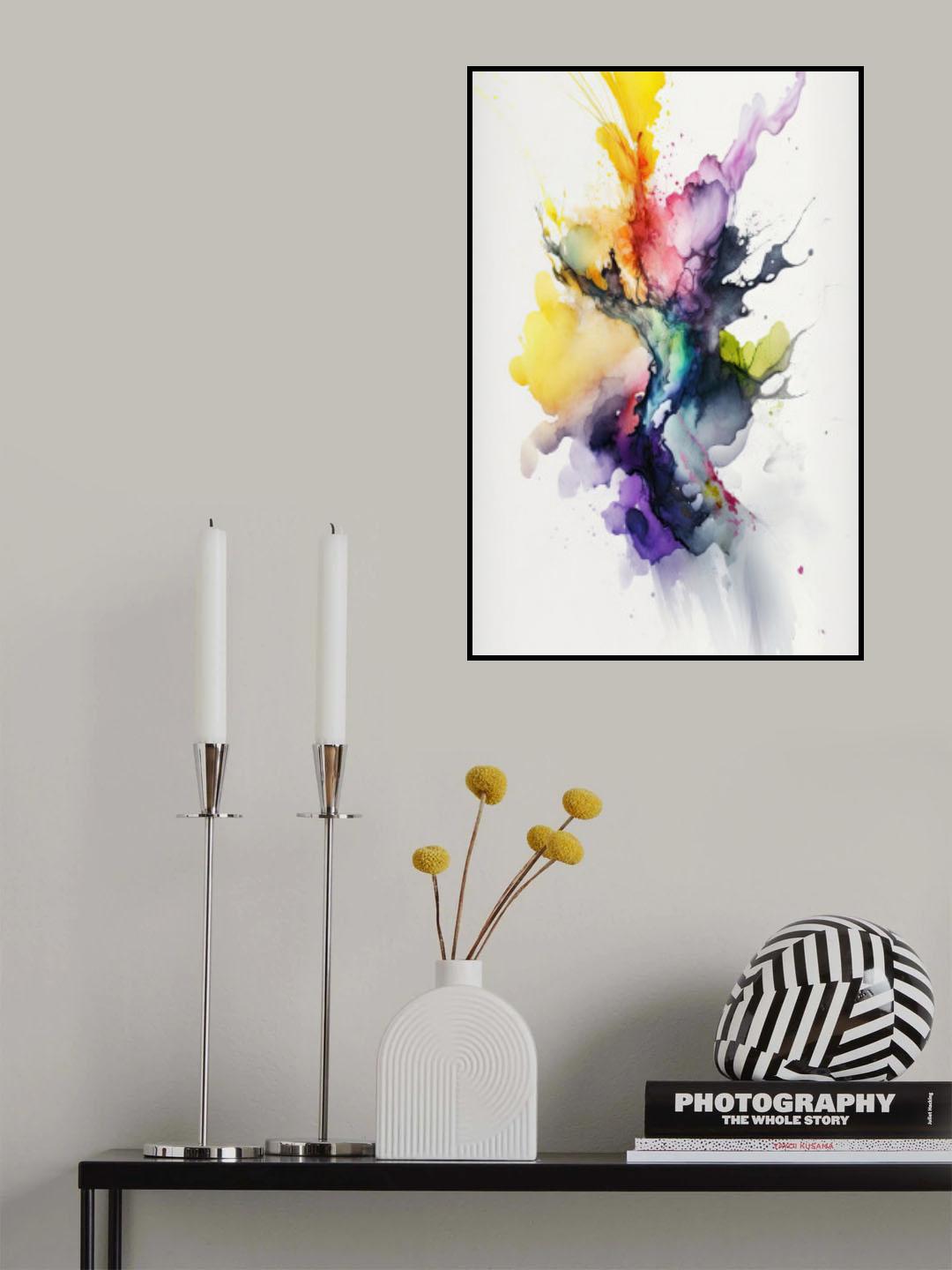 Chromatic Burst Poster och Canvastavla