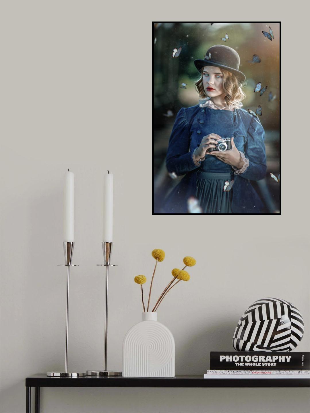 The butterfly queen Poster och Canvastavla