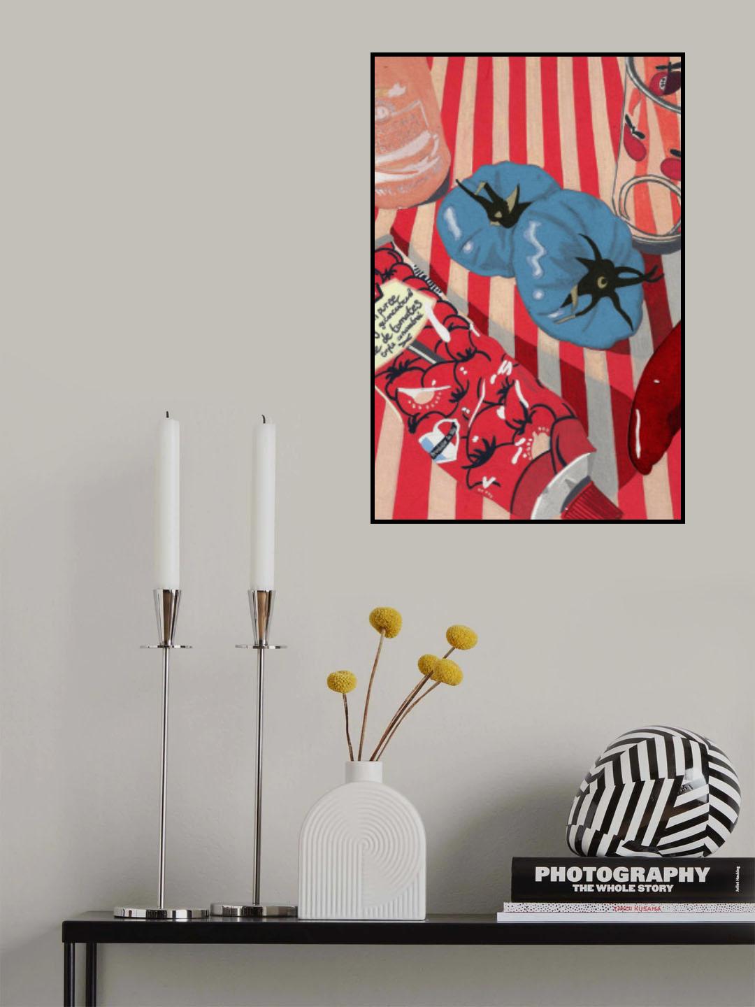 Blue Tomatoes Poster