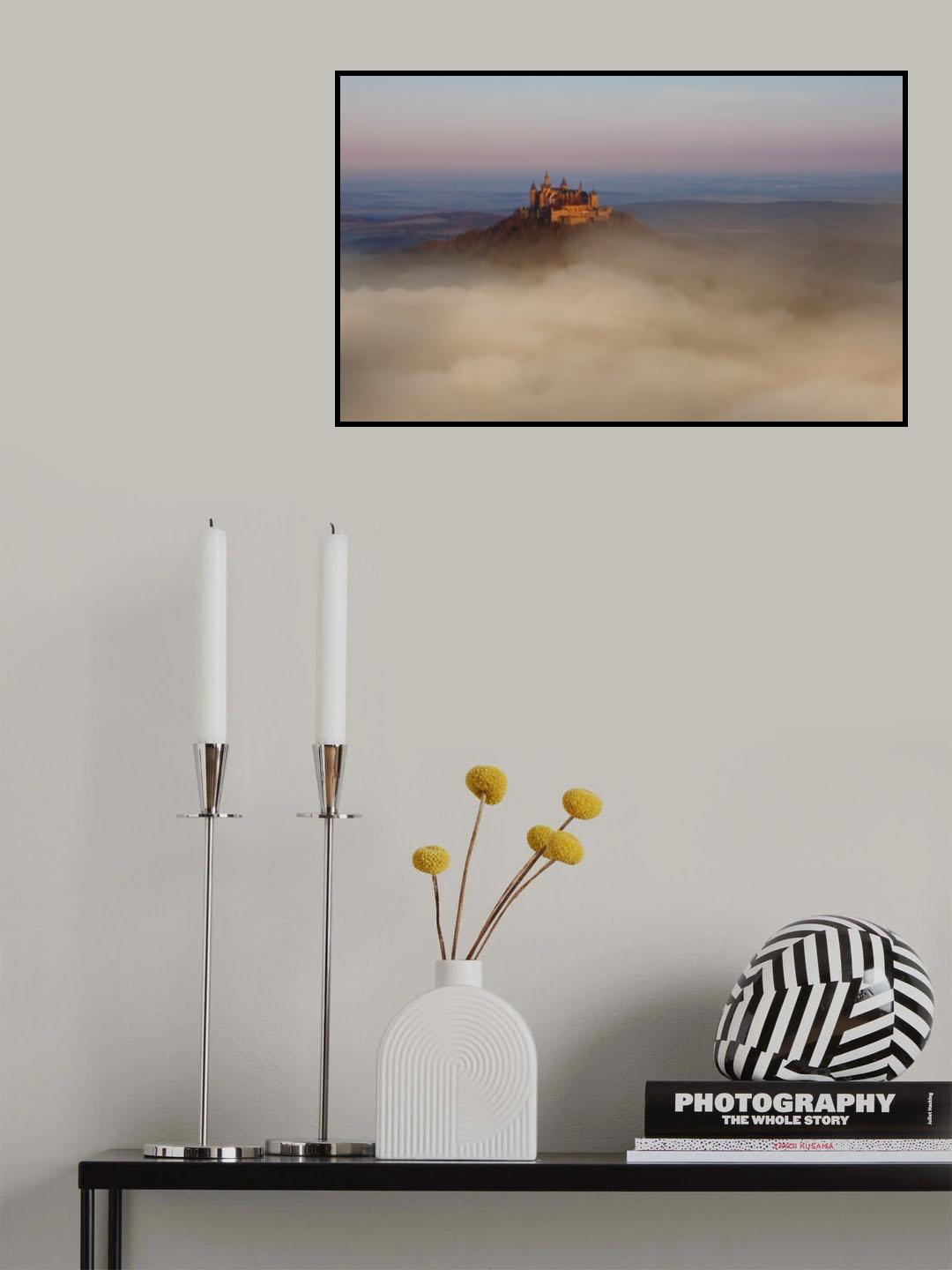 Fairytale castle Hohenzollern Poster och Canvastavla