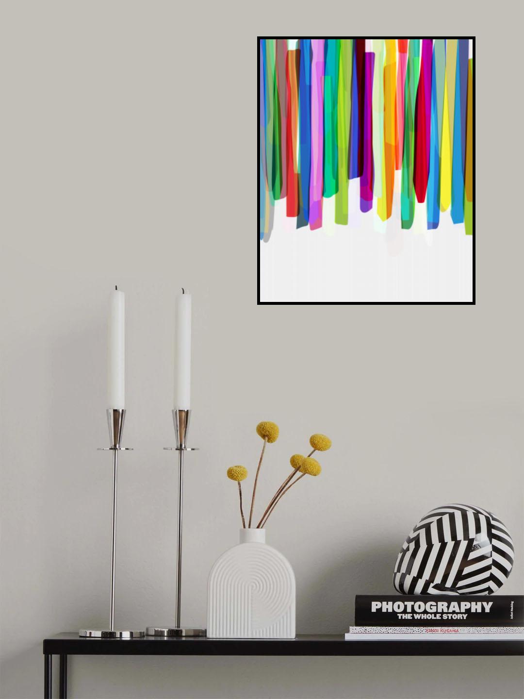 Colorful Stripes 2 Poster och Canvastavla