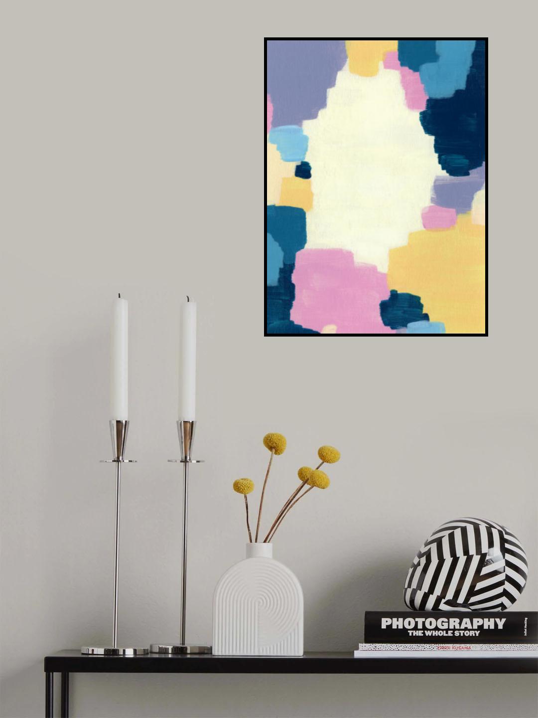 Abstract 76 Poster och Canvastavla