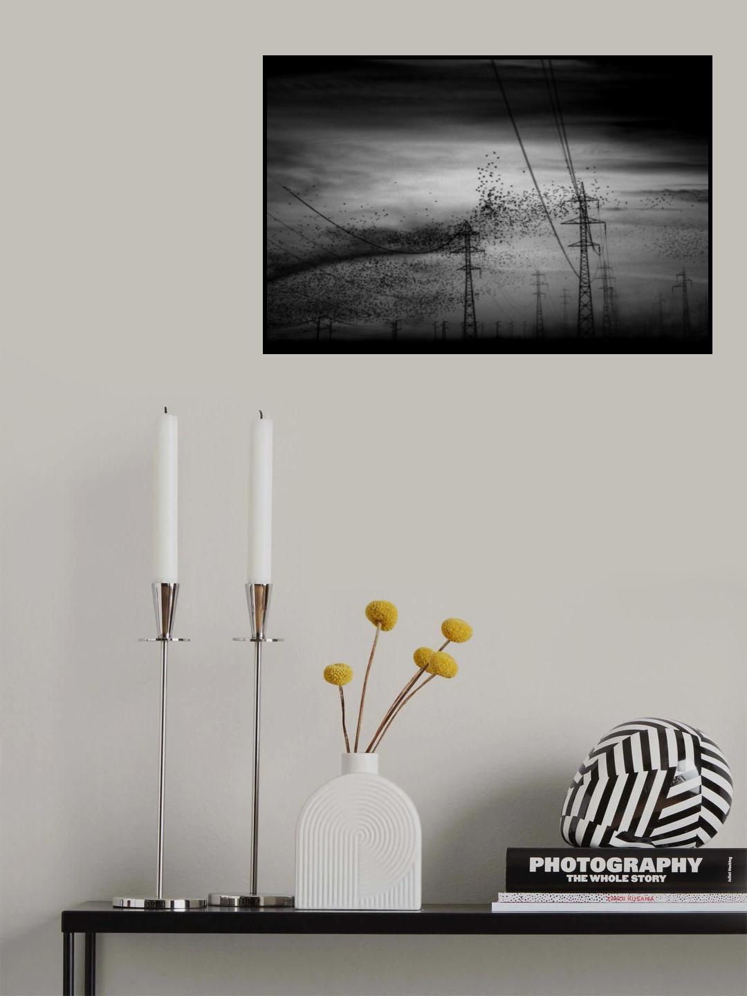 Hitchcock's Birds Poster och Canvastavla