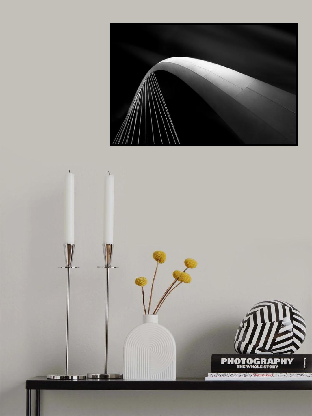 Canal Bridge Poster och Canvastavla