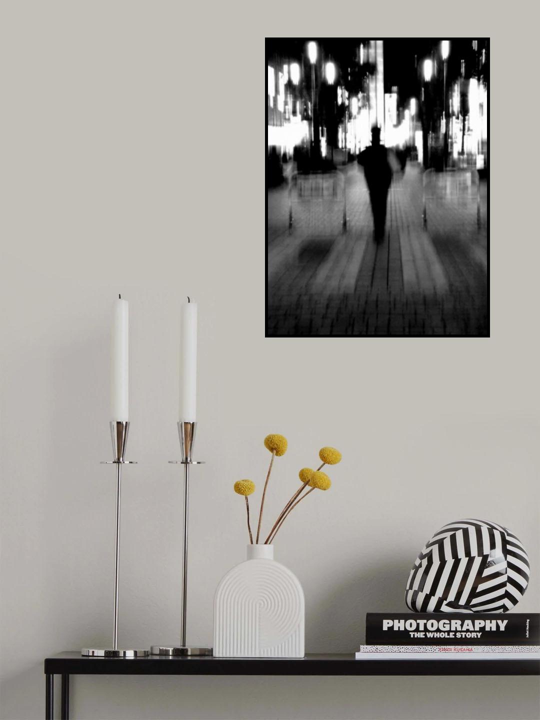 Night walk Poster och Canvastavla