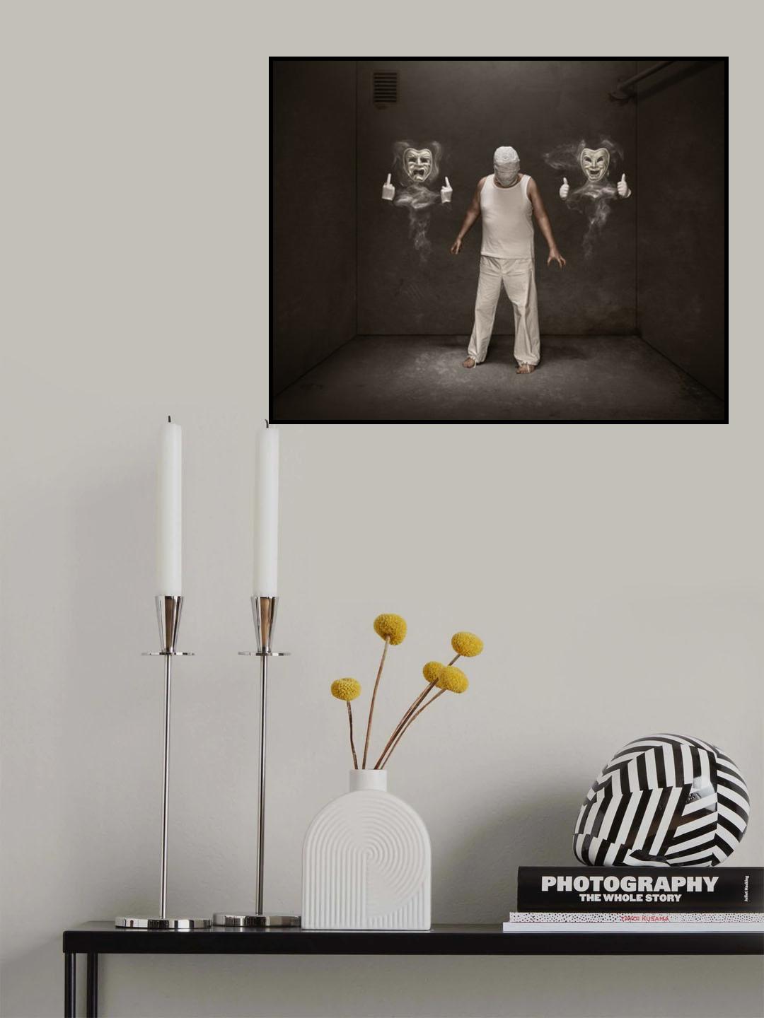 The Comedy and Tragedy Poster och Canvastavla