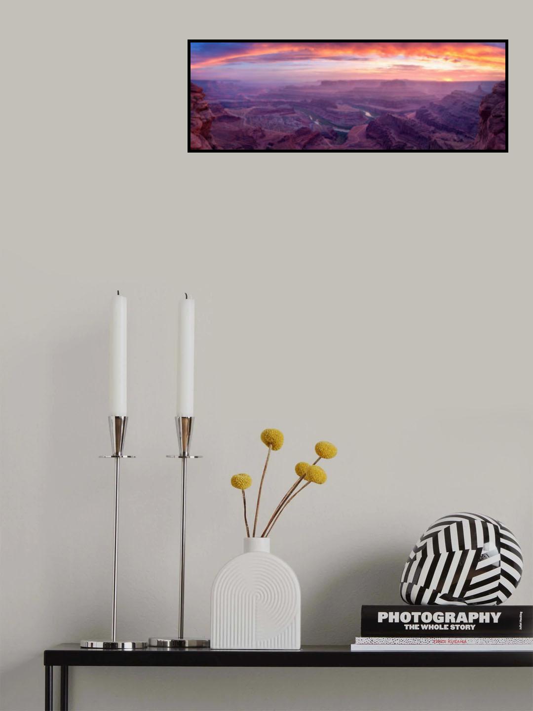 Canyon on Fire Poster och Canvastavla