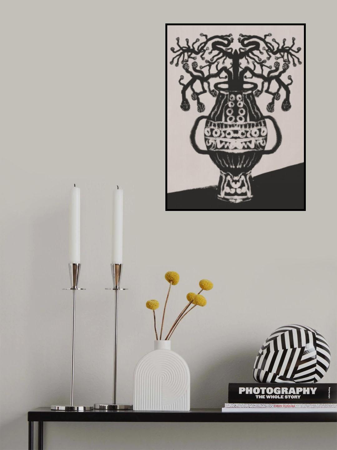 Tall Vase Still Life Poster och Canvastavla