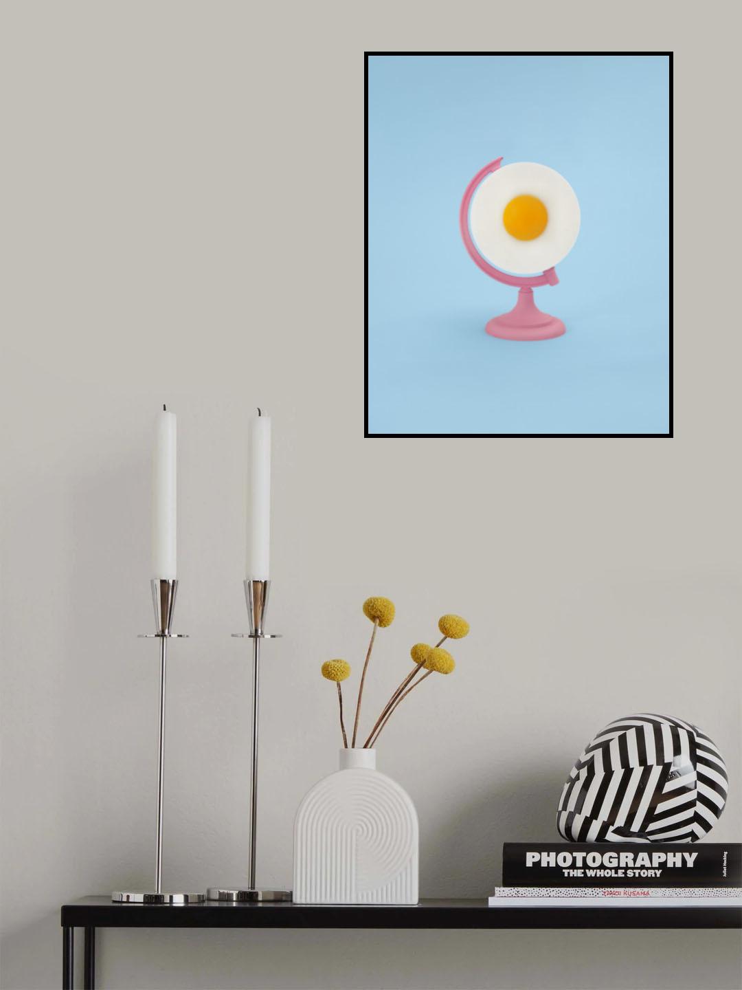 Fried World Poster Poster och Canvastavla