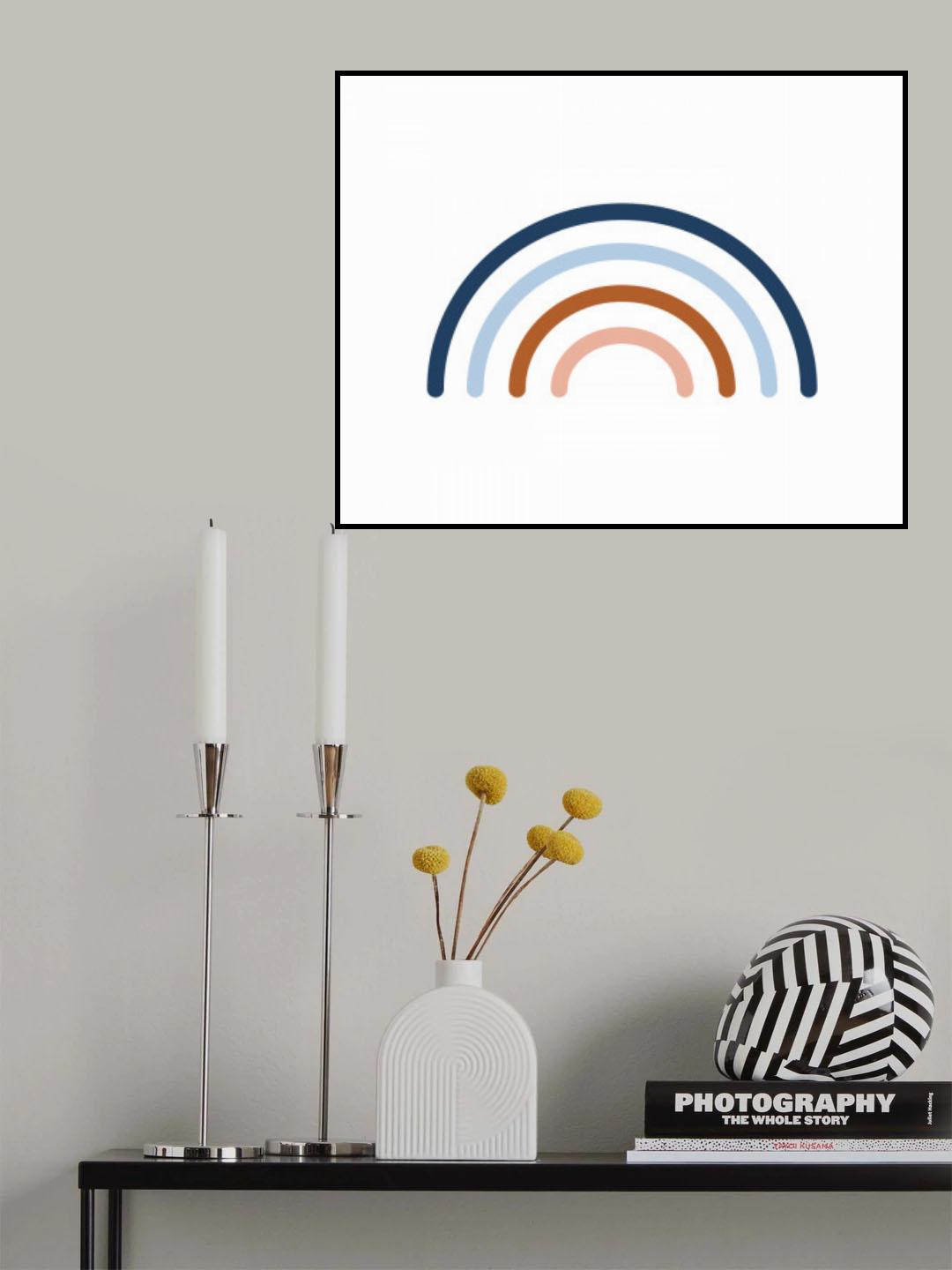 Rainbow Poster och Canvastavla