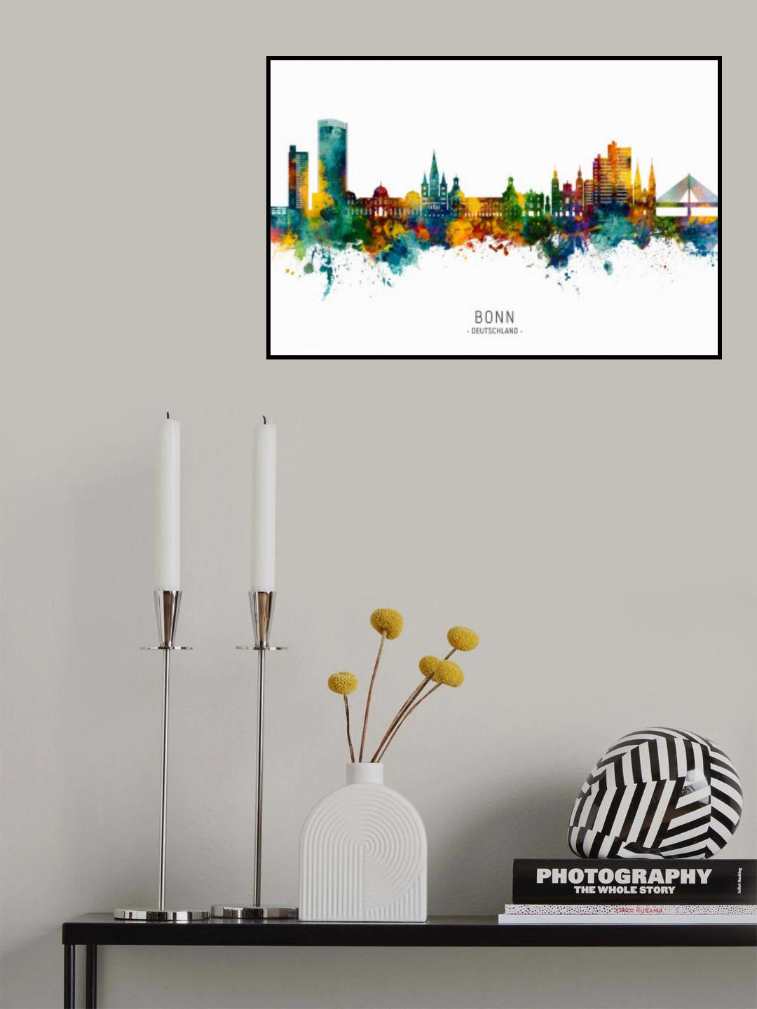 Bonn Germany Skyline Poster och Canvastavla