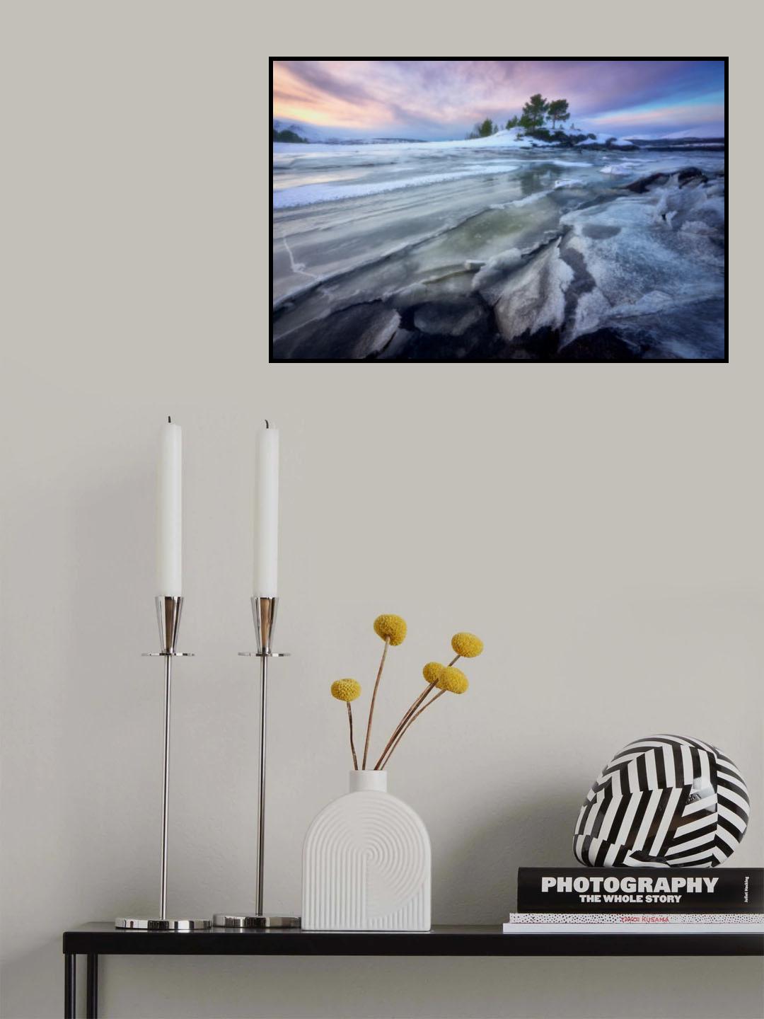 Broken ice Poster och Canvastavla