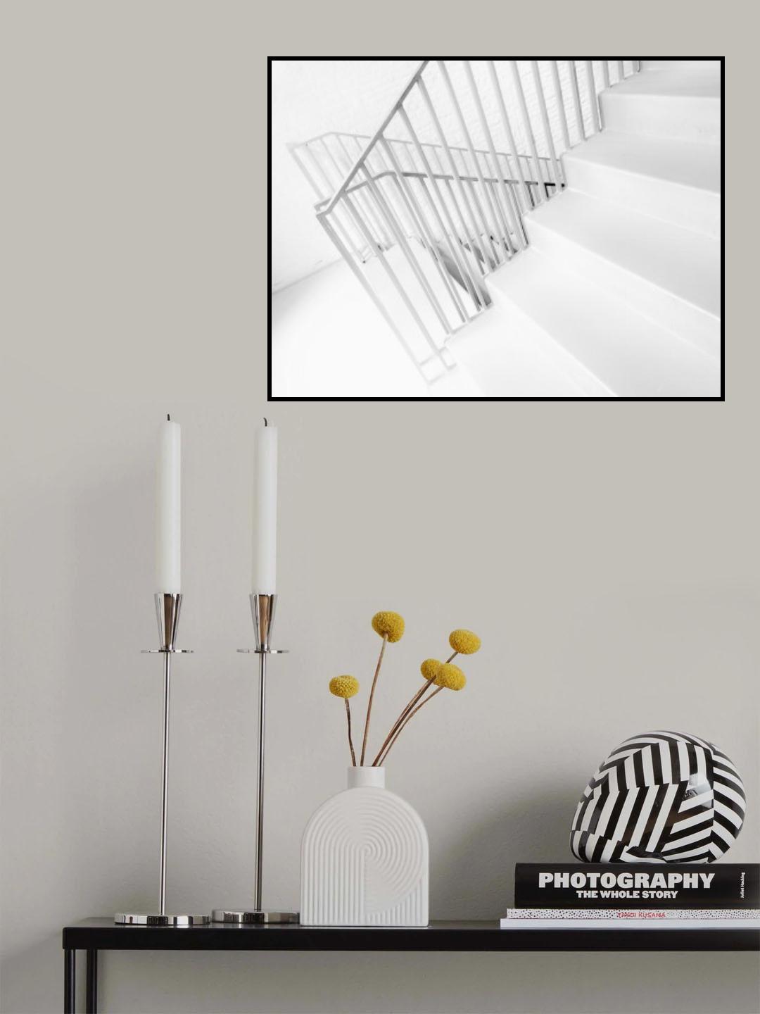 White and a bit black Poster och Canvastavla