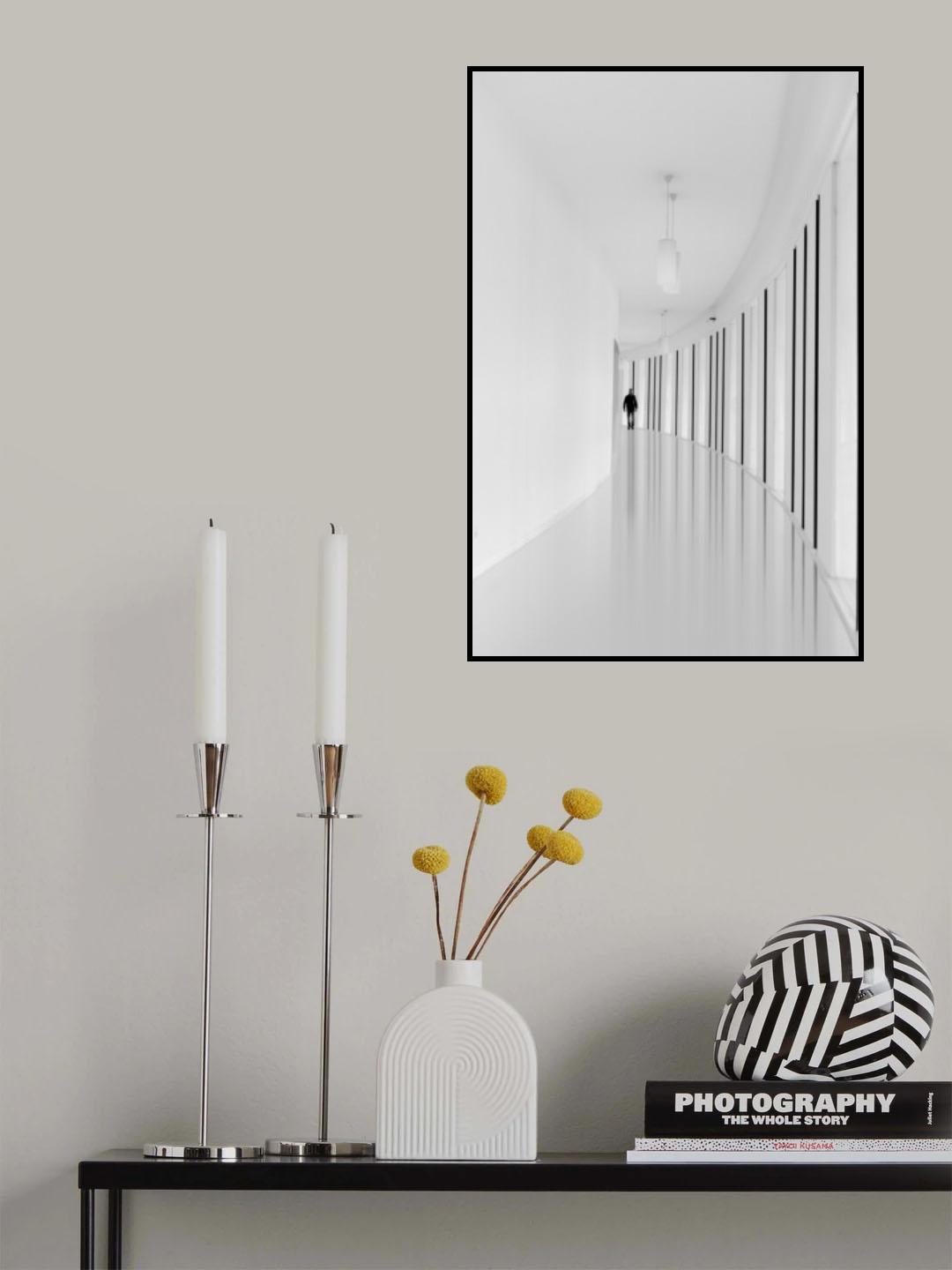 Black strips Poster och Canvastavla