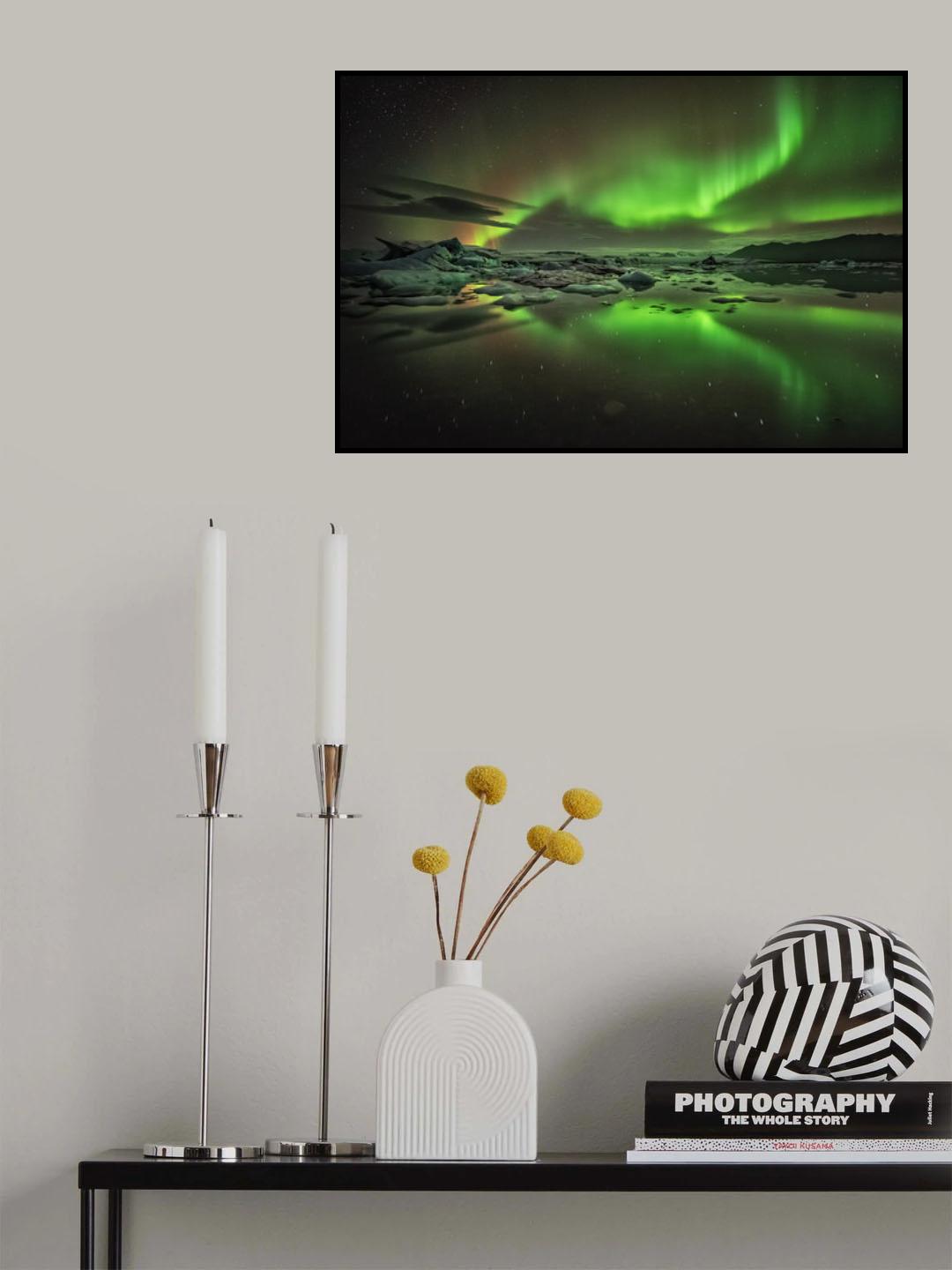 glacier lagoon Poster och Canvastavla