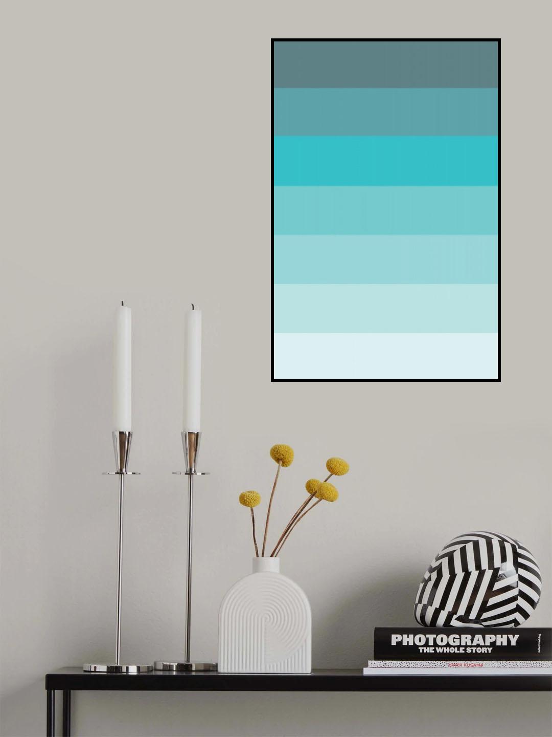 Blue Poster och Canvastavla