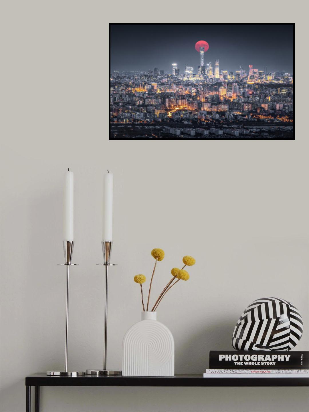 A Full-moon Night Poster och Canvastavla
