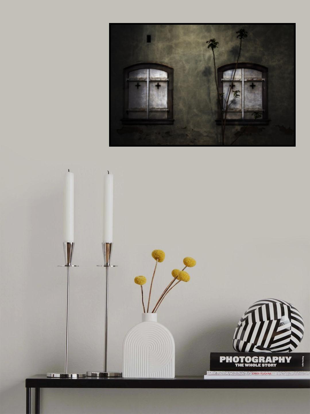 - Closed Shutters - Poster och Canvastavla