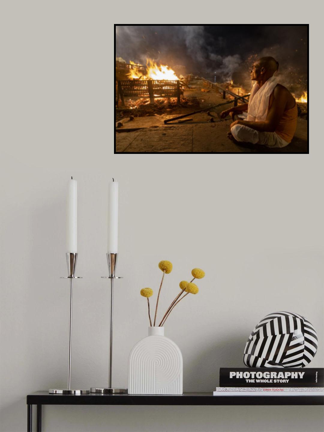 The Burning Ghat Poster och Canvastavla