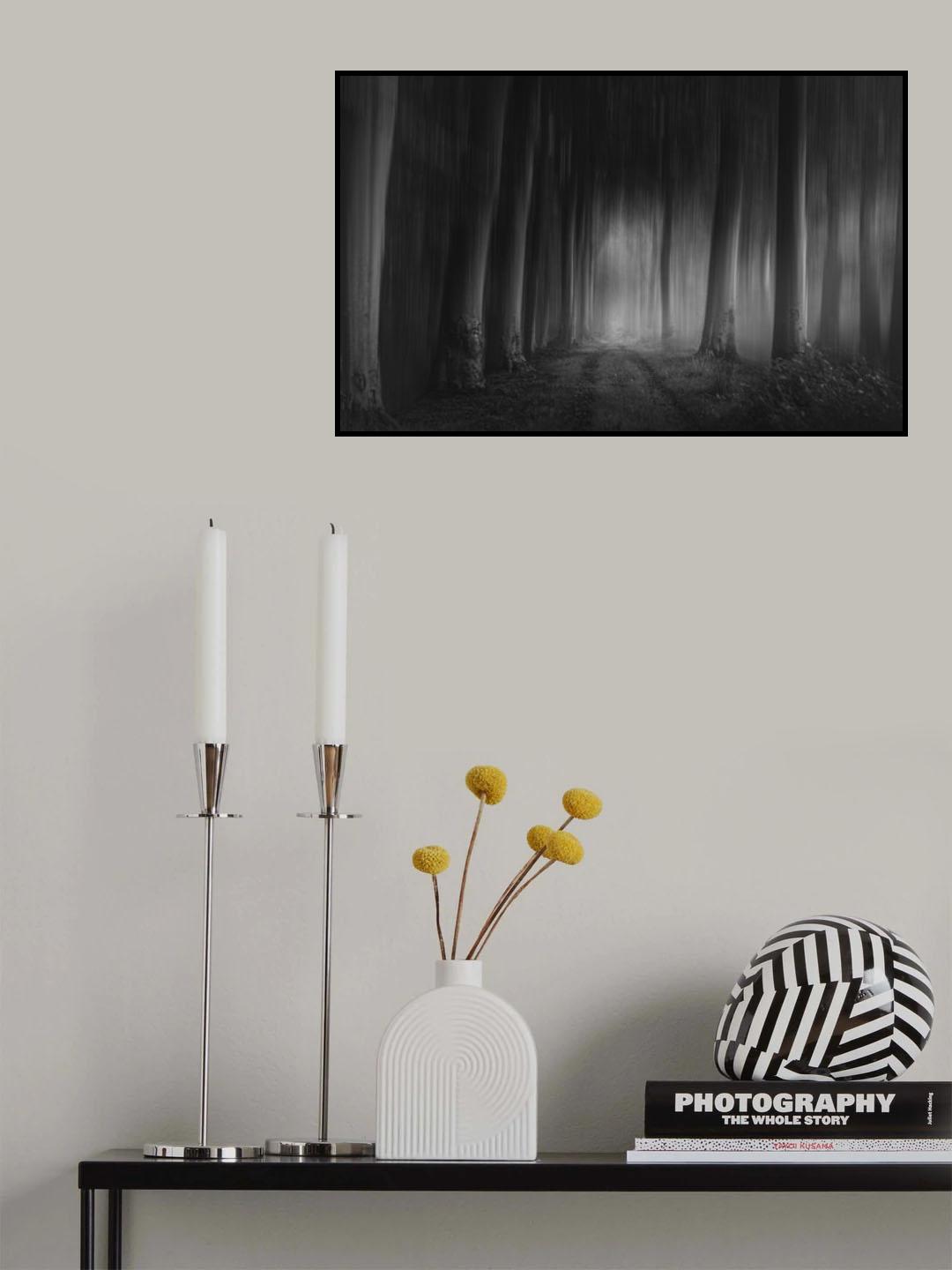 Forest Gloom Poster och Canvastavla