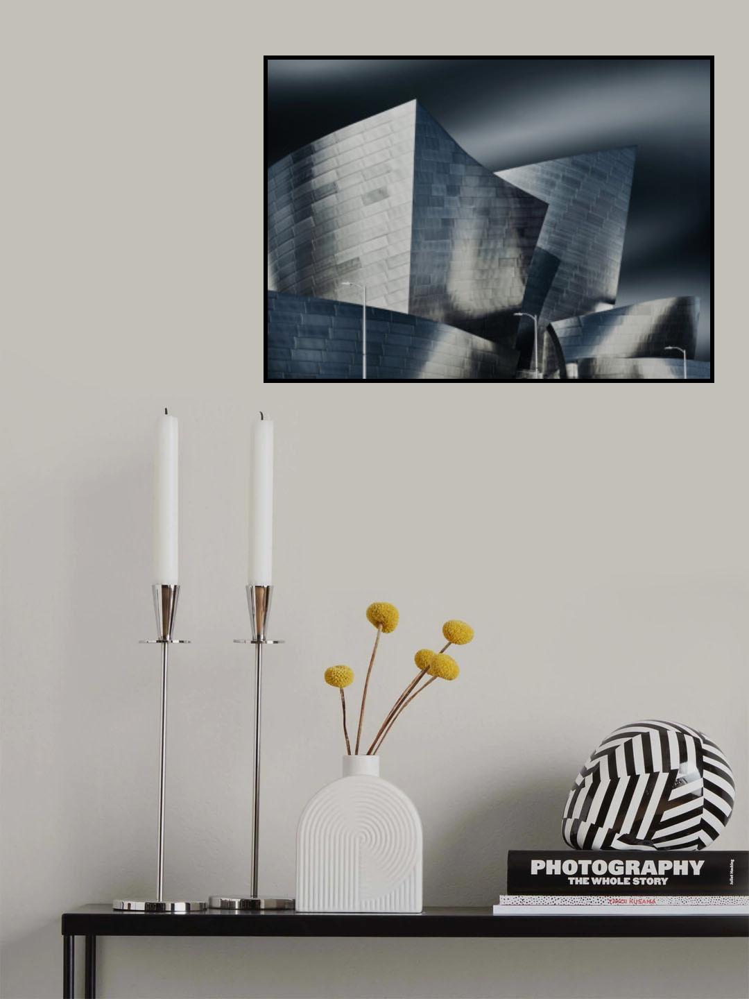 Walt Disney Concert Hall - Los Angeles Poster och Canvastavla