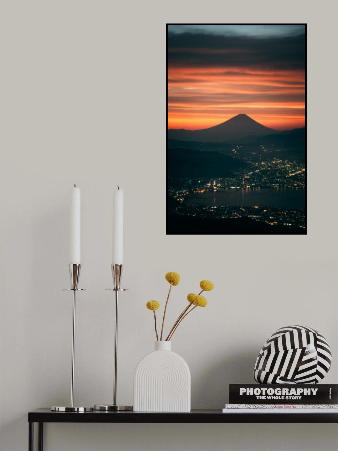 Mt. Fuji - solemn and mysterious Poster och Canvastavla