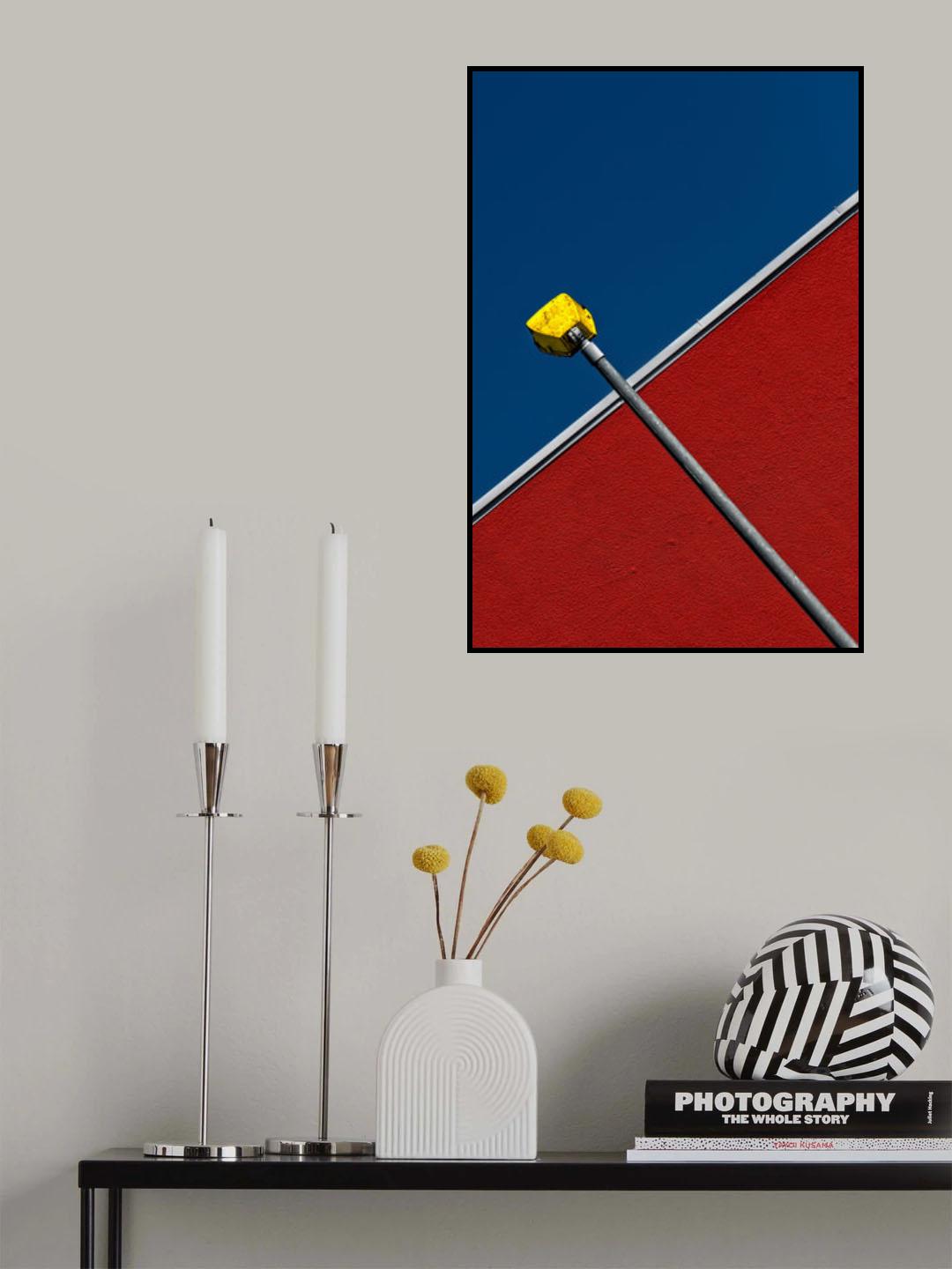 curious lamp Poster och Canvastavla