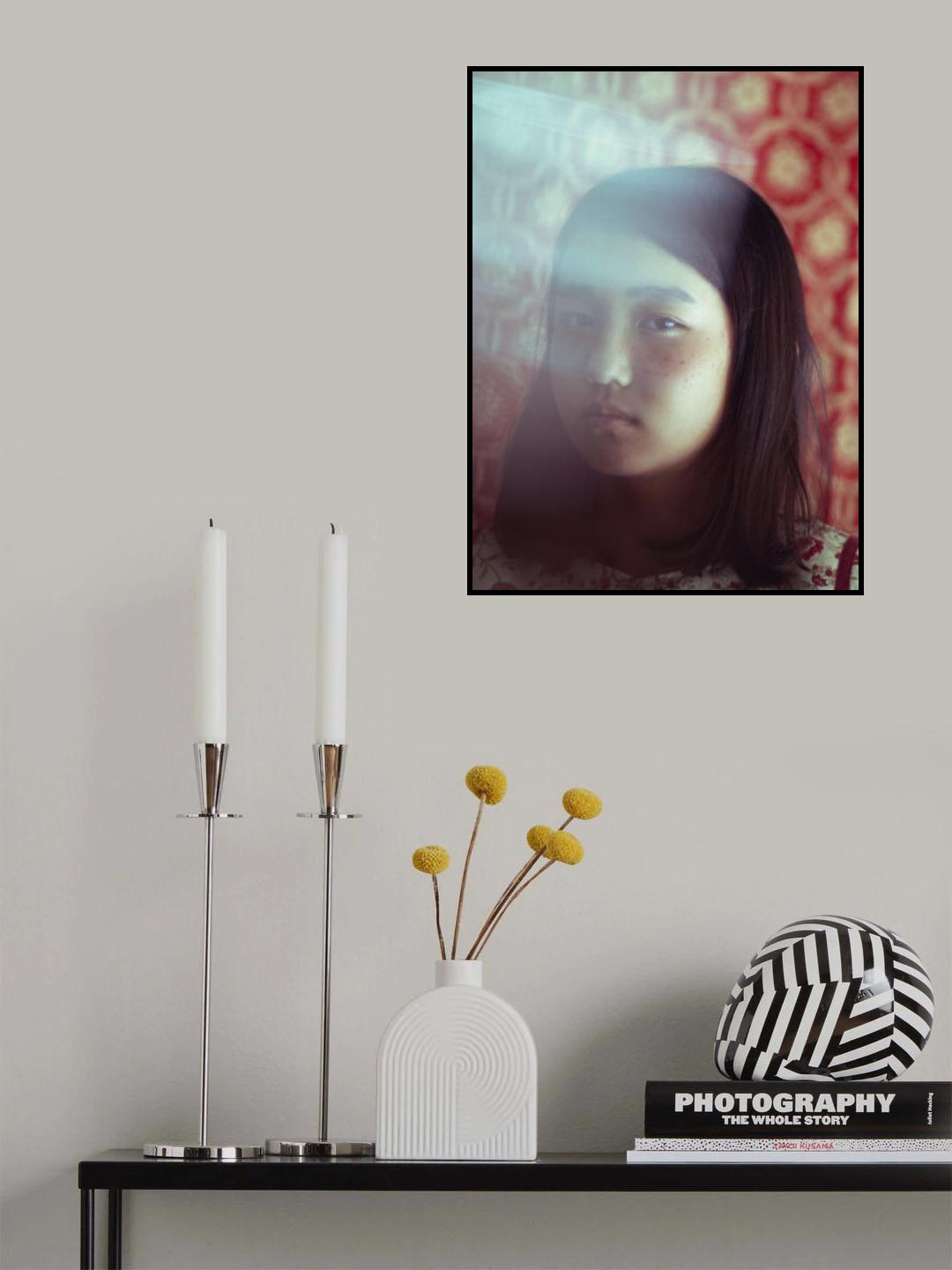 Her gaze Poster och Canvastavla