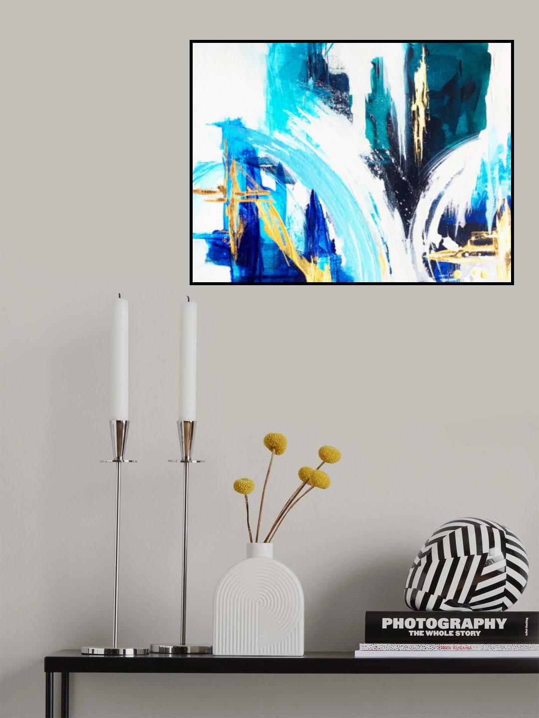 Angle Gold A Poster och Canvastavla