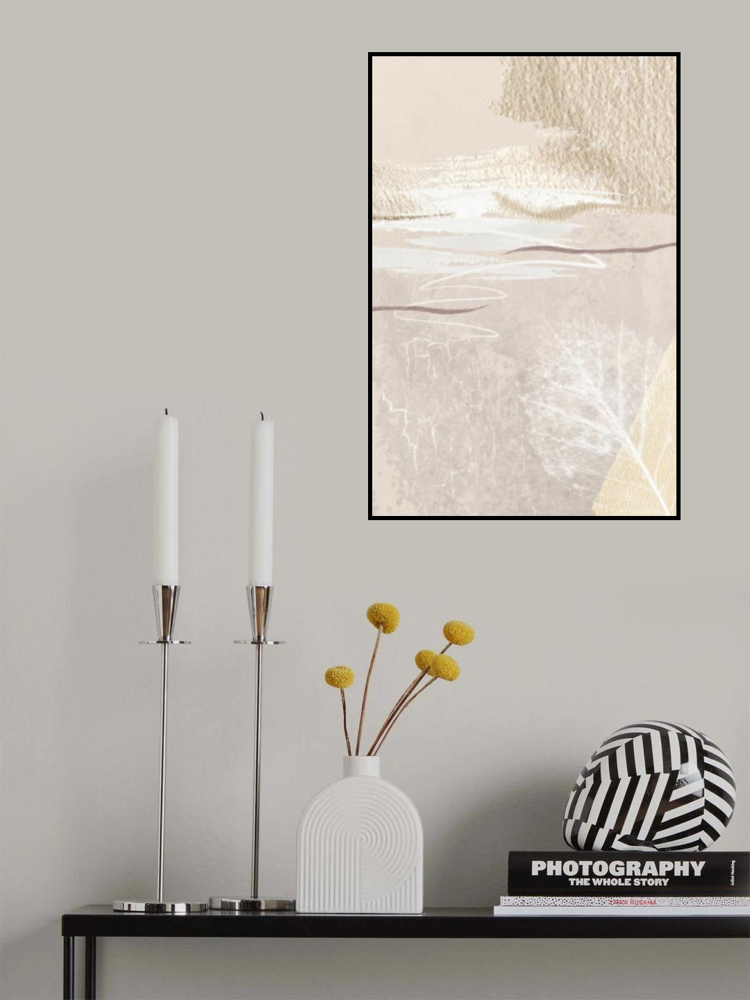 Calm Ivory-3 Poster och Canvastavla