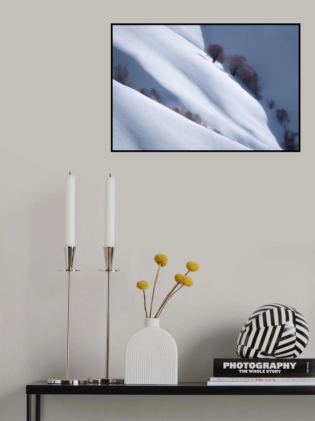 Trees and Pure Snow Poster och Canvastavla