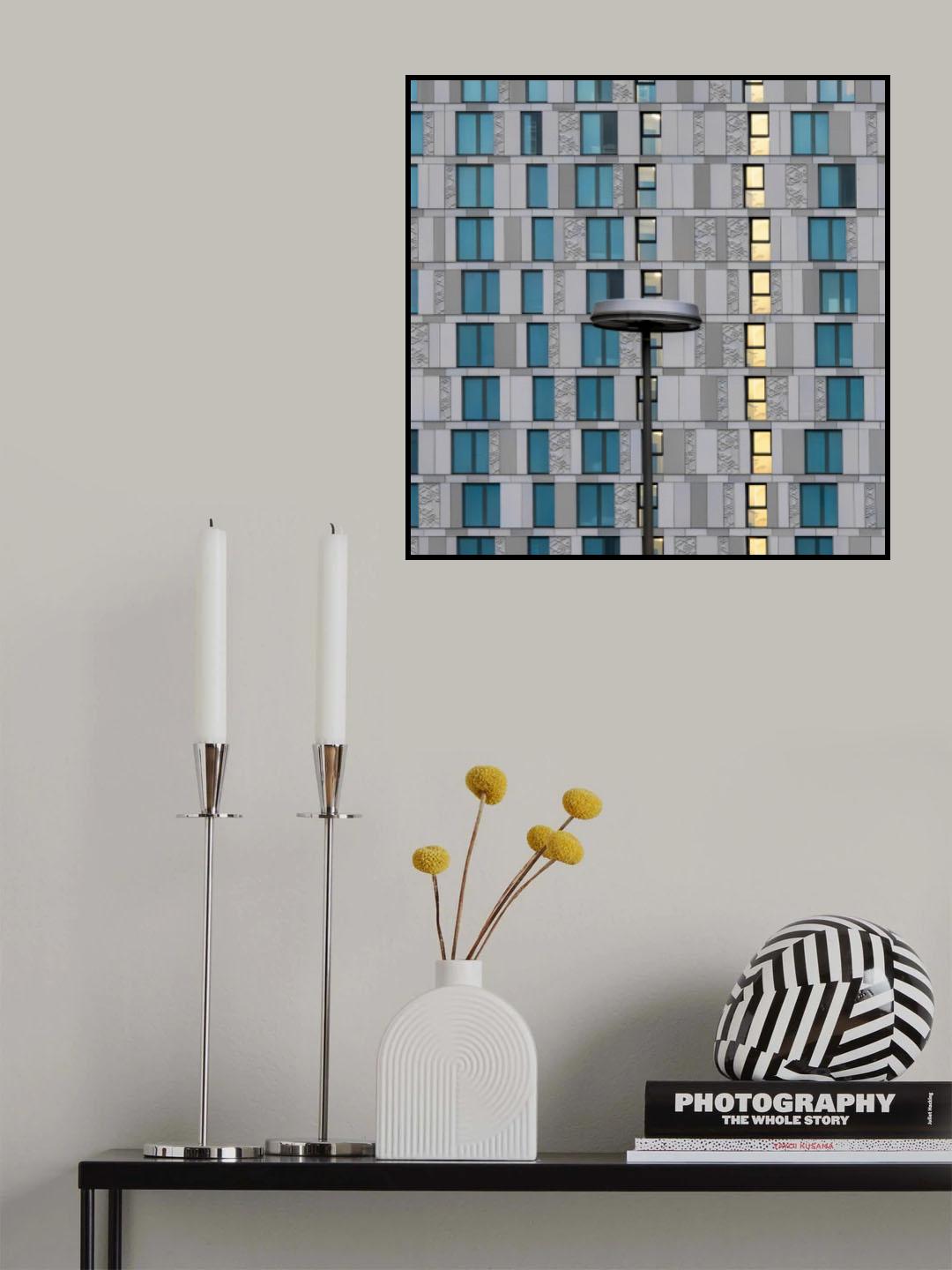 yellow windows Poster och Canvastavla