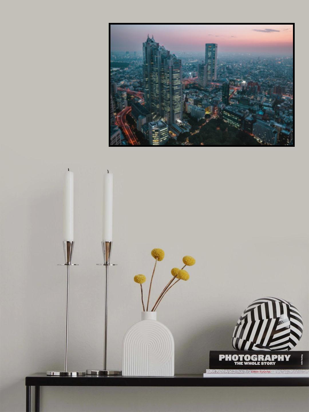 Tokyo at dusk Poster och Canvastavla