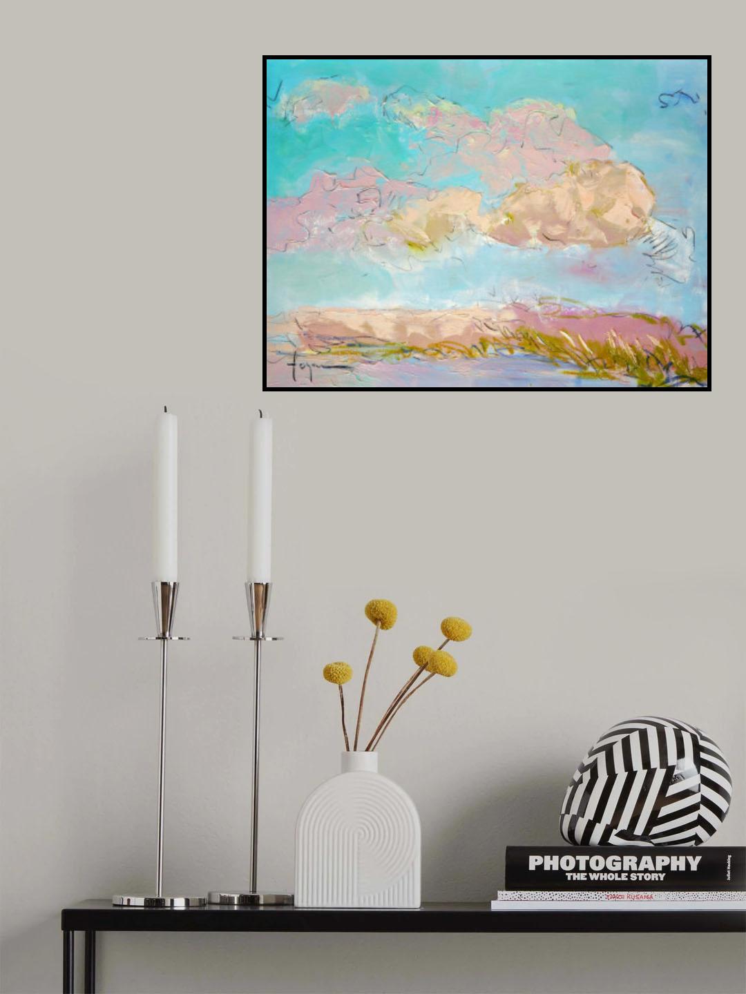 Df581 Lightasafeather Poster och Canvastavla