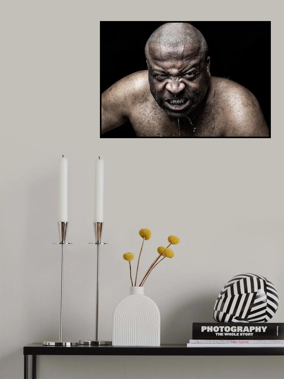 Angry man Poster och Canvastavla